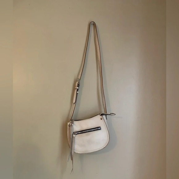 Aimee Kestenberg Sorrento Crossbody Bag - leather white cream purse - Picture 9 of 13